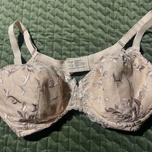 Soma sensuous sides full coverage lace beige bra size 42D